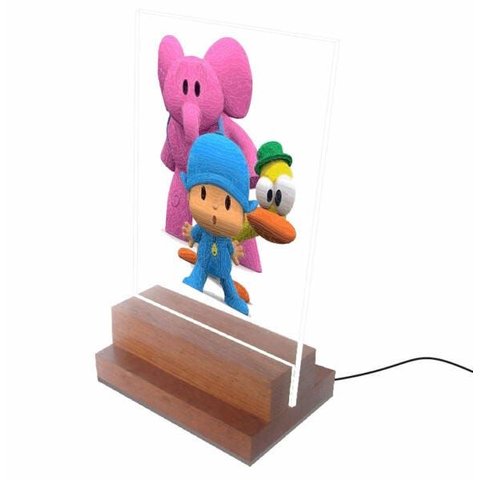 Abajur e Luminária Infantil - Turma Pocoyo