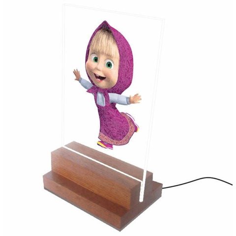 Abajur e Luminária Infantil - Masha e o Urso