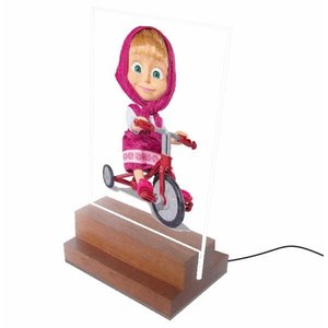 Abajur e Luminária Infantil - Masha e o Urso