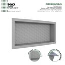 Ver imagem 2 de Nicho Para Banheiro em Plástico Injetado Max 60x27 Cinza - Cozimax