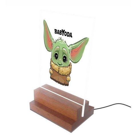 Abajur e Luminária - Star Wars - Baby Yoda