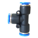 Ver imagem 2 de Conexão Pneumatica União Tee 1/4 Plástico com 10 Peças
