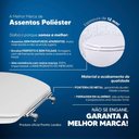 Ver imagem 5 de Acento Sanitário Acrílico Decorado Girassol Beija Flor 6lpf