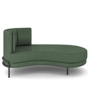 Ver imagem 2 de Sofá Chaise Longue Living Lucca Direito D02 Couríssimo Verde B-89
