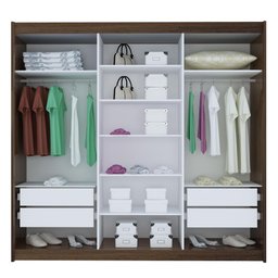 Guarda-Roupa 100% MDF 3 Portas e 4 Gavetas Eco 01 Bom Pastor - 5