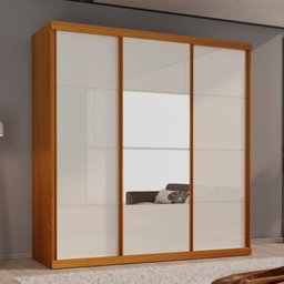 Guarda-Roupa 100% MDF 3 Portas e 4 Gavetas Eco 01 Bom Pastor - 1