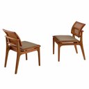Ver imagem 1 de Conjunto com 2 Cadeiras Ellis em Madeira Maciça para Sala de Jantar Moderna Mobília