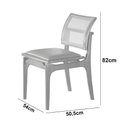 Ver imagem 3 de Conjunto com 2 Cadeiras Ellis em Madeira Maciça para Sala de Jantar Moderna Mobília