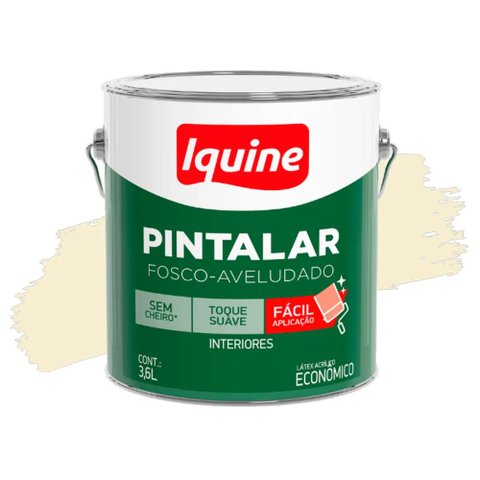Tinta Pintalar Acrílica Fosca Pérola 3,6L Iquine