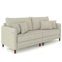 Ver imagem 2 de Sofá 3 Lugares Sala de Estar Living 192cm Asbury K01 Linho Champagne - Lyam Decor