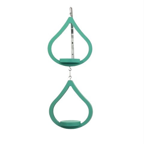Suporte de Plantas Pingo D'agua Duplo Pequeno Turmalina