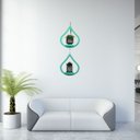 Ver imagem 2 de Suporte de Plantas Pingo D'agua Duplo Pequeno Turmalina