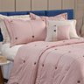 Cobre Leito para Cama Queen 7 Peças Coleção Botão Rose - 3