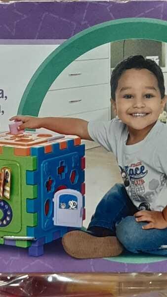 Cubo Didático Educativo Gigante 28 Cm - Dado-133680-A - Mercotoys - 6