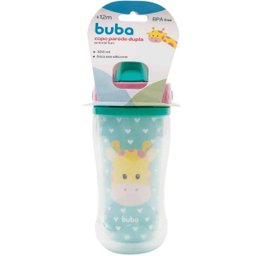 Copo Parede Dupla Animal Fun Buba Girafa - 1