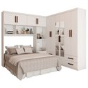 Ver imagem 3 de Guarda-roupa Casal Paradise 10 Portas 6 Gavetas com Espelho - Pm