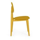 Ver imagem 4 de Conjunto Mesa de Jantar Redonda Eiffel Branca 80cm com 4 Cadeiras Itália - Amarelo