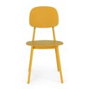 Ver imagem 6 de Conjunto Mesa de Jantar Redonda Eiffel Branca 80cm com 4 Cadeiras Itália - Amarelo