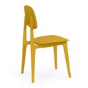 Ver imagem 2 de Conjunto Mesa de Jantar Redonda Eiffel Branca 80cm com 4 Cadeiras Itália - Amarelo