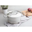 Ver imagem 4 de Caçarola Funda Tramontina Professional Aço Inox 1,8L com Tampa Plana e Fundo Triplo 16cm