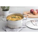 Ver imagem 3 de Caçarola Funda Tramontina Professional Aço Inox 1,8L com Tampa Plana e Fundo Triplo 16cm