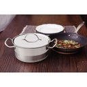 Ver imagem 5 de Caçarola Funda Tramontina Professional Aço Inox 1,8L com Tampa Plana e Fundo Triplo 16cm