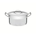 Ver imagem 1 de Caçarola Funda Tramontina Professional Aço Inox 1,8L com Tampa Plana e Fundo Triplo 16cm