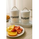 Ver imagem 2 de Pote Lata de Mantimentos Industrial Coffee - Linha Dom:branco