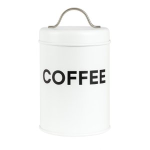 Pote Lata de Mantimentos Industrial Coffee - Linha Dom:branco