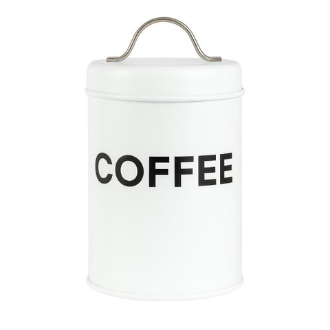 Pote Lata de Mantimentos Industrial Coffee - Linha Dom:branco