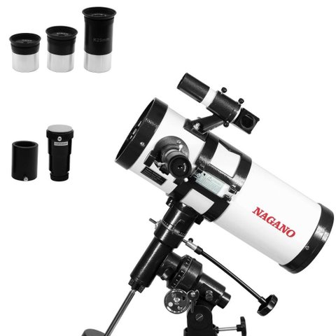 Telescópio Equatorial Newtonian 114x1000 1500x com Tripé