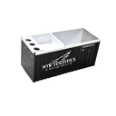 Ver imagem 3 de Organizador de Mesa Porta Caneta Conteiner em Metal - Nyk Logistics