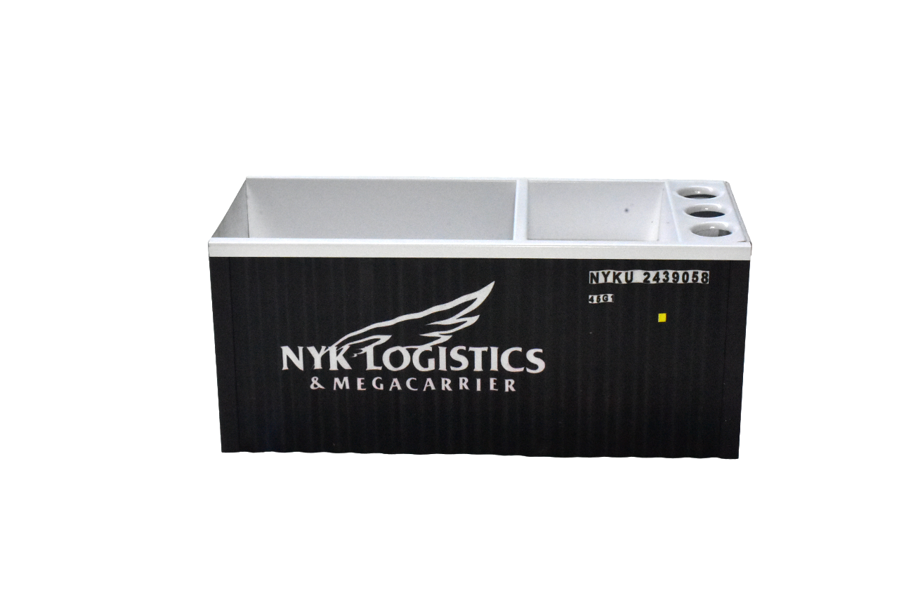 Organizador de Mesa Porta Caneta Conteiner em Metal - Nyk Logistics - 4