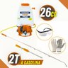 Pulverizador Agricola Costal Vulcan Trent Vpm260 25 Litros 26cc Gasolina P/ Aplicar Fertilizante, In - 5