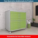 Ver imagem 6 de Mapoteca 10 Gavetas Pandin 120cm (larg) Inmetro Tampo Mdp Cinza