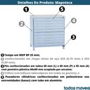 Ver imagem 3 de Mapoteca 10 Gavetas Pandin 120cm (larg) Inmetro Tampo Mdp Cinza
