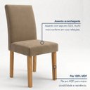 Ver imagem 6 de Conjunto de Mesa de Jantar 6 Lugares 160x80cm em MDF Cinamomo e Off White