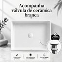 Ver imagem 2 de Cuba Verticyl Retangular Louça Porcelana Vitrificada com Válvula 1.1-4 Branca Kohler Brasil