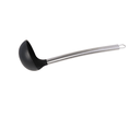 Ver imagem 1 de Jogo 2 Conchas Silicone Cabo Inox Preto 30,5 Cm Mimo