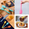 Espatula Pao Duro Reta Silicone e Mini Amarelo Kids 2un - 5