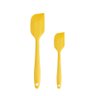 Espatula Pao Duro Reta Silicone e Mini Amarelo Kids 2un - 1