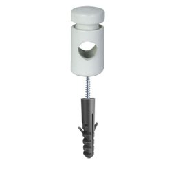 Kit Com 2 Desviador De Cabo Para Pendentes Lustre Branco - 4