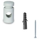 Ver imagem 3 de Kit Com 2 Desviador De Cabo Para Pendentes Lustre Branco