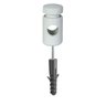 Desviador para Fio Pendente Luminária Lustre Teto Branco - 4