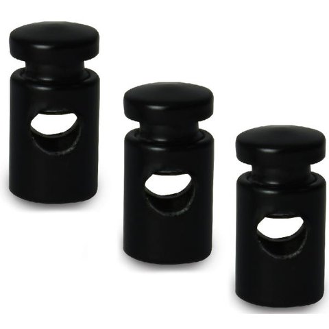 Kit Com 3 Desviador De Cabo Para Pendentes Lustre Preto