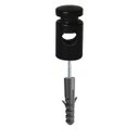 Ver imagem 4 de Kit Com 3 Desviador De Cabo Para Pendentes Lustre Preto