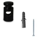 Ver imagem 3 de Kit Com 3 Desviador De Cabo Para Pendentes Lustre Preto