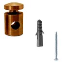 Ver imagem 3 de Kit Com 3 Desviador De Cabo Para Pendentes Lustre Cobre