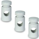Ver imagem 1 de Kit Com 3 Desviador De Cabo Para Pendentes Lustre Branco