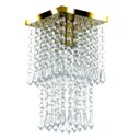 Ver imagem 4 de Kit 1 Lustre Cristal Acr. Sweet + 2 Lustres Spark Dourado